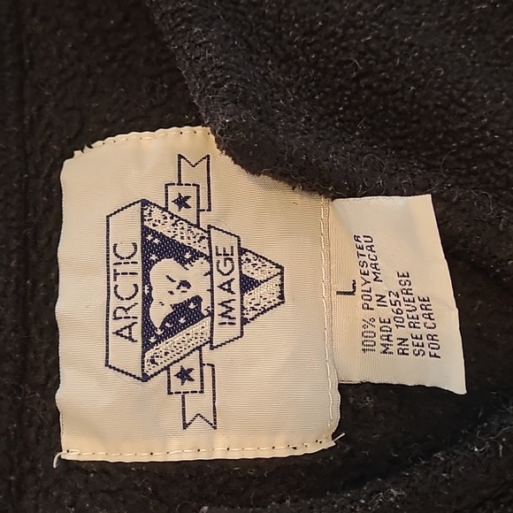 EUC VTG Artic Image Aztec Equestrian Fleece V-neck Pull Over - Picture 3 of 10